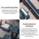 PGYTECH P-RH-088 Pot Holder Adapter Bracket Extension Mount Plus for DJI Ronin-S / Ronin-SC(Black)