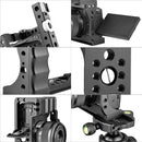 YELANGU C14-A YLG0714A-A Video Camera Cage Stabilizer with Handle for Canon EOS M50 (Black)