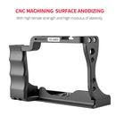 YELANGU C14-A YLG0714A-A Video Camera Cage Stabilizer with Handle for Canon EOS M50 (Black)