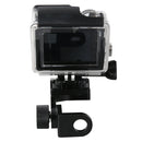Motorcycle Rearview Mirror CNC Aluminum Alloy Stent Fixed Bracket Holder for GoPro HERO6/ 5 /5 Session /4 /3+ /3 /2 /1, Xiaomi Xiaoyi, SJCAM Camera(Black)