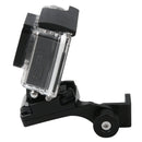 Motorcycle Rearview Mirror CNC Aluminum Alloy Stent Fixed Bracket Holder for GoPro HERO6/ 5 /5 Session /4 /3+ /3 /2 /1, Xiaomi Xiaoyi, SJCAM Camera(Black)