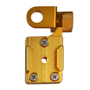 Motorcycle Rearview Mirror CNC Aluminum Alloy Stent Fixed Bracket Holder for GoPro HERO6/ 5 /5 Session /4 /3+ /3 /2 /1, Xiaomi Xiaoyi, SJCAM Camera(Gold)