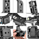 YELANGU C15 YLG0711A Video Camera Cage Stabilizer with Handle & Rail Rod for Nikon Z6 / Z7(Black)