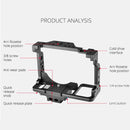 YELANGU C15-A YLG0711A-A01 Video Camera Cage Stabilizer for Nikon Z6 / Z7 (Black)