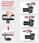 YELANGU C18 YLG0915A-B Video Camera Cage Stabilizer with Handle for Panasonic Lumix DC-S1H / DC-S1 / DC-S1R (Black)