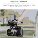 YELANGU C18 YLG0915A-B Video Camera Cage Stabilizer with Handle for Panasonic Lumix DC-S1H / DC-S1 / DC-S1R (Black)