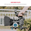 YELANGU C18 YLG0915A-C Video Camera Cage Stabilizer with Handle & Rail Rod Mount for Panasonic Lumix DC-S1H / DC-S1 / DC-S1R(Black)