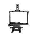YELANGU C18 YLG0915A-C Video Camera Cage Stabilizer with Handle & Rail Rod Mount for Panasonic Lumix DC-S1H / DC-S1 / DC-S1R(Black)