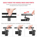 YELANGU C19 YLG0913A Video Camera Cage Stabilizer with Handle for Fujifilim XT2 / XT3 (Black)