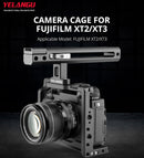 YELANGU C19 YLG0913A Video Camera Cage Stabilizer with Handle for Fujifilim XT2 / XT3 (Black)
