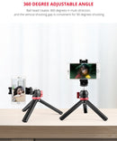 YELANGU T1 YLG1202A Pocket Mini Metal Desktop Tripod Mount with 360 Degree Ball Head for DSLR & Digital Cameras (Black)
