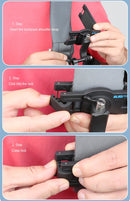 RUIGPRO 360 Degree Rotating Quick Release Strap Mount Shoulder Backpack Mount for GoPro HERO10 Black / HERO9 Black / HERO8 Black /7 /6 /5 /5 Session /4 Session /4 /3+ /3 /2 /1, and Other Action Cameras(Black)