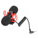 BOYA BY-MM1 PRO Two-way Pickup Microphone Camera Microphone with Windshield for Canon / Nikon / Sony DSLR Cameras and Video Cameras