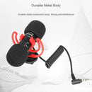 BOYA BY-MM1 PRO Two-way Pickup Microphone Camera Microphone with Windshield for Canon / Nikon / Sony DSLR Cameras and Video Cameras