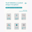 BOYA BY-BM6040 Super Cardioid Condenser Pointing Microphone Broadcast-grade Condenser Microphone