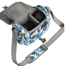CADEN D27 Portable Digital Camera Bag With Strap, Size: 24x19x14cm(Green Leaves)