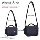 CADEN D27 Portable Digital Camera Bag With Strap, Size: 24x19x14cm(Green Leaves)