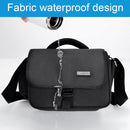 CADEN D27 Portable Digital Camera Bag With Strap, Size: 24x19x14cm(Green Leaves)