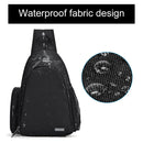 CADeN D17-1 Multifunction Waterproof Nylon Shockproof Scratch-Resistant Messenger Single / Shoulders Bag Backpack Outdoor SLR Camera Photography Backpack Bag (Black)