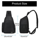 CADeN D17-1 Multifunction Waterproof Nylon Shockproof Scratch-Resistant Messenger Single / Shoulders Bag Backpack Outdoor SLR Camera Photography Backpack Bag (Black)