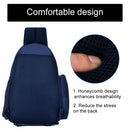 CADeN D17-1 Multifunction Waterproof Nylon Shockproof Scratch-Resistant Messenger Single / Shoulders Bag Backpack Outdoor SLR Camera Photography Backpack Bag (Blue)