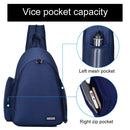 CADeN D17-1 Multifunction Waterproof Nylon Shockproof Scratch-Resistant Messenger Single / Shoulders Bag Backpack Outdoor SLR Camera Photography Backpack Bag (Blue)