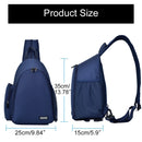 CADeN D17-1 Multifunction Waterproof Nylon Shockproof Scratch-Resistant Messenger Single / Shoulders Bag Backpack Outdoor SLR Camera Photography Backpack Bag (Blue)