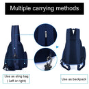 CADeN D17-1 Multifunction Waterproof Nylon Shockproof Scratch-Resistant Messenger Single / Shoulders Bag Backpack Outdoor SLR Camera Photography Backpack Bag (Blue)