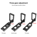 1/4 inch Vertical Shoot Quick Release L Plate Bracket Base Holder for Nikon Z6 / Z7