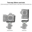 1/4 inch Vertical Shoot Quick Release L Plate Bracket Base Holder for Nikon Z6 / Z7