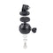 Car Suction Cup Mount Bracket for GoPro HERO10 Black / HERO9 Black / HERO8 Black /7 /6 /5 /5 Session /4 Session /4 /3+ /3 /2 /1, Xiaoyi and Other Action Cameras,, Size: M(Black)