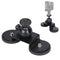 Car Suction Cup Mount Bracket for GoPro HERO10 Black / HERO9 Black / HERO8 Black /7 /6 /5 /5 Session /4 Session /4 /3+ /3 /2 /1, Xiaoyi and Other Action Cameras,, Size: M(Black)