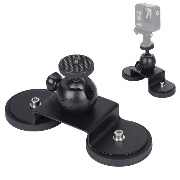 Car Suction Cup Mount Bracket for GoPro HERO10 Black / HERO9 Black / HERO8 Black /7 /6 /5 /5 Session /4 Session /4 /3+ /3 /2 /1, Xiaoyi and Other Action Cameras,, Size: M(Black)