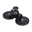 Car Suction Cup Mount Bracket for GoPro HERO10 Black / HERO9 Black / HERO8 Black /7 /6 /5 /5 Session /4 Session /4 /3+ /3 /2 /1, Xiaoyi and Other Action Cameras,Size: L(Black)
