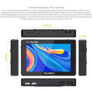 FEELWORLD LUT7 1920x1200 2200 nits 7 inch IPS Screen HDMI 4K Touch Screen Camera Field Monitor