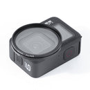 RUIGPRO for GoPro HERO10 Black / HERO9 Black Professional 52mm 52mm 10 in 1 UV+ND2+ND4+ND8+Star 8+ +CPL+Yellow/Red/Purple+10X Close-up Lens Filter with Filter Adapter Ring & Lens Cap