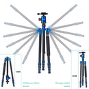 TRIOPO Oubao A-688 Adjustable Portable Aluminum Alloy Tripod with Ball Head for SLR Camera