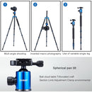 TRIOPO Oubao A-688 Adjustable Portable Aluminum Alloy Tripod with Ball Head for SLR Camera