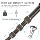 TRIOPO 554 Adjustable Portable Aluminum Alloy Tripod with D-2A Ball Head for SLR Camera