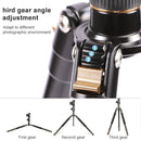 TRIOPO 554 Adjustable Portable Aluminum Alloy Tripod with D-2A Ball Head for SLR Camera