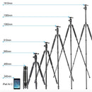 TRIOPO 554 Adjustable Portable Aluminum Alloy Tripod with D-2A Ball Head for SLR Camera