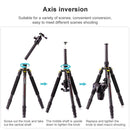 TRIOPO 853 Adjustable Portable Carbon Fiber Tripod with D2-A Ball Head for SLR Camera