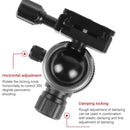 TRIOPO 888 Adjustable Portable Carbon Fiber Tripod with Q-2 Ball Head for SLR Camera, Pipe diameter: 28cm