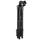 Fotopro DIGI-3400 Adjustable 390mm-1190mm 2kg Burden 1/4 inch Screw Three-dimensional Head Aluminium Alloy Tripod Holder Stand Mount with Carry Bag for Card Machine & DSLR & DV Digital Camera