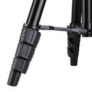Fotopro DIGI-3400 Adjustable 390mm-1190mm 2kg Burden 1/4 inch Screw Three-dimensional Head Aluminium Alloy Tripod Holder Stand Mount with Carry Bag for Card Machine & DSLR & DV Digital Camera