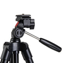 Fotopro DIGI-3400 Adjustable 390mm-1190mm 2kg Burden 1/4 inch Screw Three-dimensional Head Aluminium Alloy Tripod Holder Stand Mount with Carry Bag for Card Machine & DSLR & DV Digital Camera