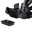 Fotopro DIGI-3400 Adjustable 390mm-1190mm 2kg Burden 1/4 inch Screw Three-dimensional Head Aluminium Alloy Tripod Holder Stand Mount with Carry Bag for Card Machine & DSLR & DV Digital Camera