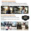 TRIOPO G2 Wireless Flash Trigger 2.4G Receiving / Transmitting Dual Purpose TTL High-speed Trigger for Nikon Camera