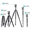 TRIOPO Oubao A-608S Adjustable Portable Aluminum Alloy Tripod with Ball Head for SLR Camera