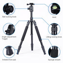 TRIOPO Oubao A-608S Adjustable Portable Aluminum Alloy Tripod with Ball Head for SLR Camera